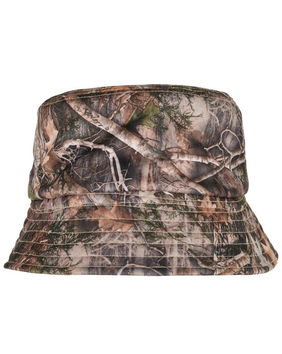 Casquette personnalisable FLEXFIT Sherpa Real Tree Camo Reversible Bucket Hat