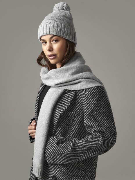 Bonnets à personnaliser BEECHFIELD KNITTED SCARF AND BEANIE GIFT SET 