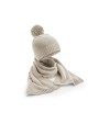Bonnets personnalisable BEECHFIELD KNITTED SCARF AND BEANIE GIFT SET