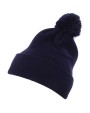 FLEXFIT Cuffed Pom Pom Knit Beanie Kappe personalisierbar