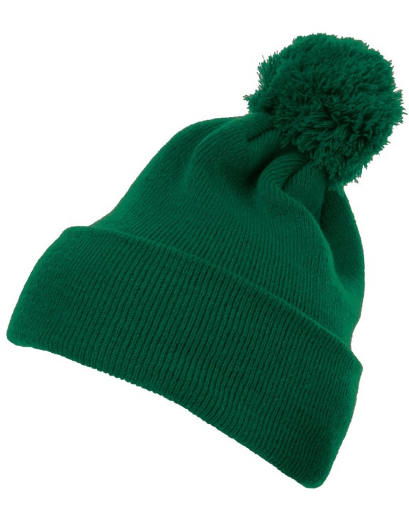 Casquette personnalisable FLEXFIT Cuffed Pom Pom Knit Beanie
