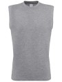 B&C T-shirt sans manche Move gris sport personnalisable