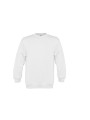 B&C Sweat-shirt enfant col rond blanc personnalisable