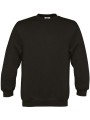 B&C Sweat-shirt enfant col rond noir personnalisable