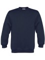 B&C Sweat-shirt enfant col rond bleu marine personnalisable
