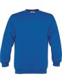 B&C Sweat-shirt enfant col rond bleu royal personnalisable
