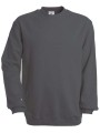 B&C Sweat-shirt col rond gris acier personnalisable