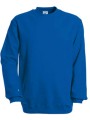 B&C Sweat-shirt col rond bleu royal personnalisable