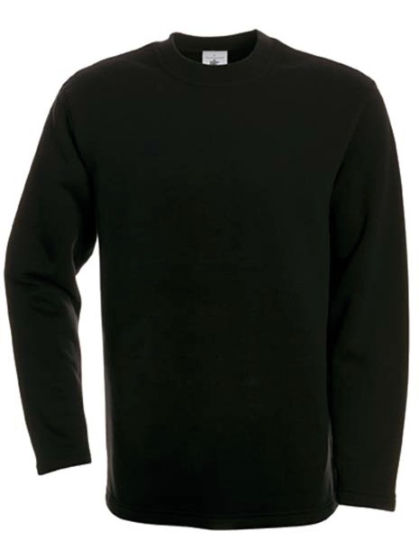 B&C Sweat-shirt coupe droite noir personnalisable