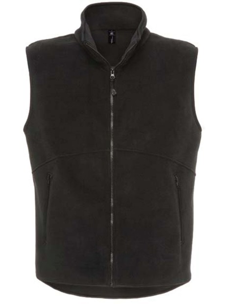 B&C Gilet polaire Traveller+ noir personnalisable