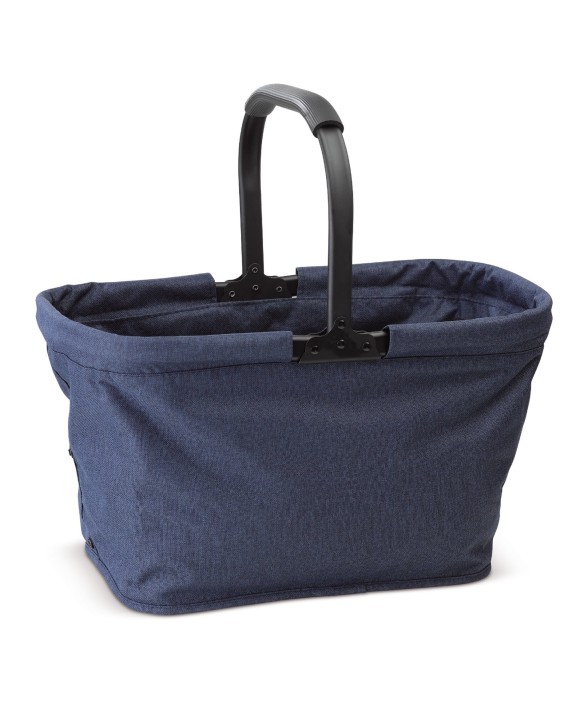 4DO Zusammenklappbarer Einkaufskorb Tasche personalisierbar