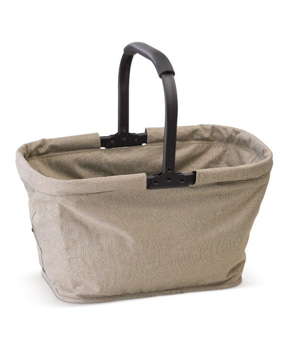 4DO Zusammenklappbarer Einkaufskorb Tasche personalisierbar