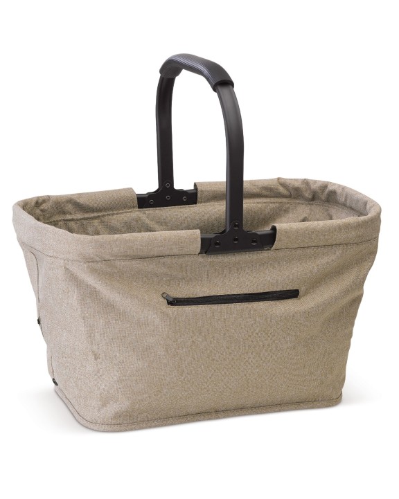 4DO Zusammenklappbarer Einkaufskorb Tasche personalisierbar