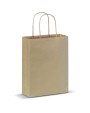 4DO Kraftpapierbeutel 90g/m² 18x8x22cm Tote Bag personalisierbar