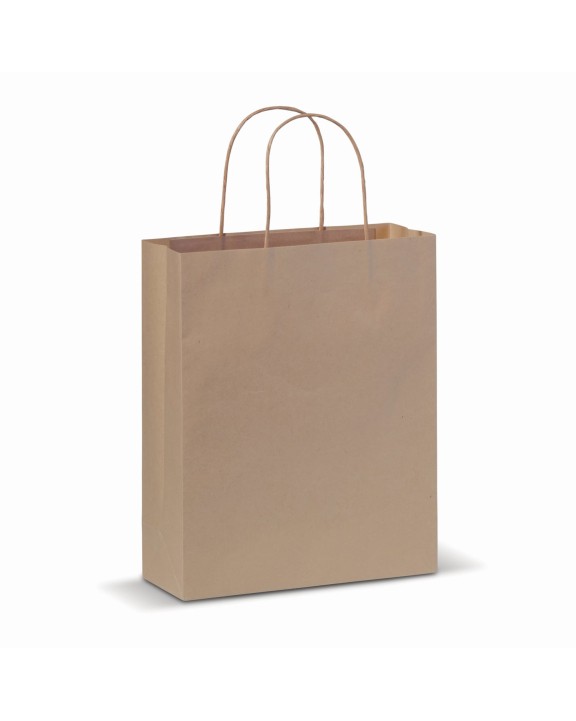 4DO Kraftpapiertüte 90g/m² 22x10x31cm Tote Bag personalisierbar