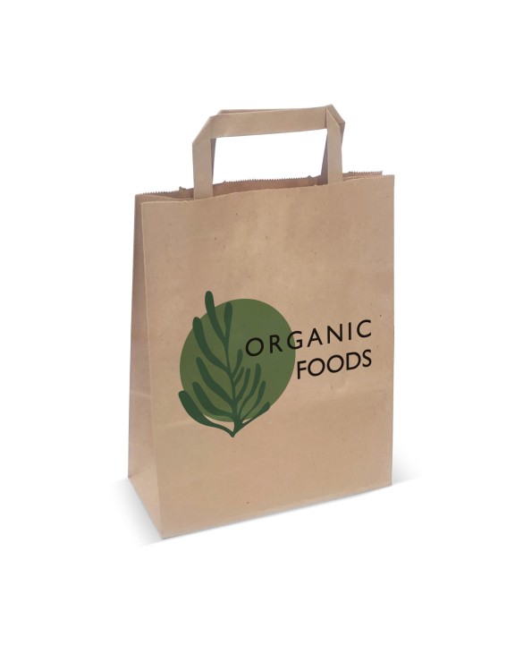 4DO Papiertüte 70g/m² 28x10x22cm Tote Bag personalisierbar
