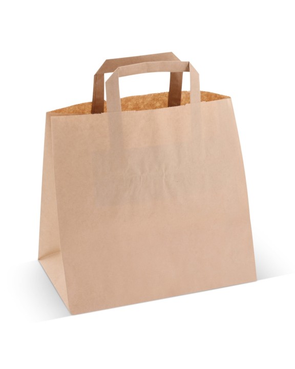 4DO Papiertüte 70g/m² 26x17x25cm Tote Bag personalisierbar