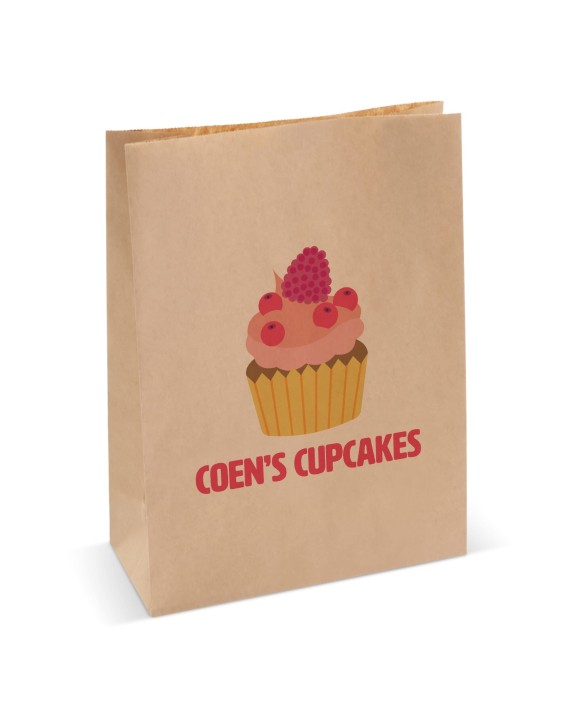 Tote bag personnalisable 4DO Sac en papier 70g/m² 29x22x9cm