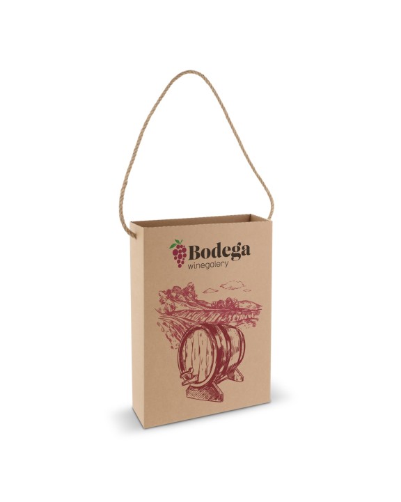 Tote bag 4DO Box bag 24x8x32cm voor bedrukking &amp; borduring