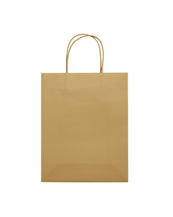 4DO Mittlere Papiertasche im Eco Look 120g/m² Tote Bag personalisierbar