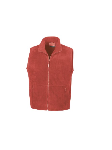 RESULT Gilet polaire Polartherm™ rouge personnalisable
