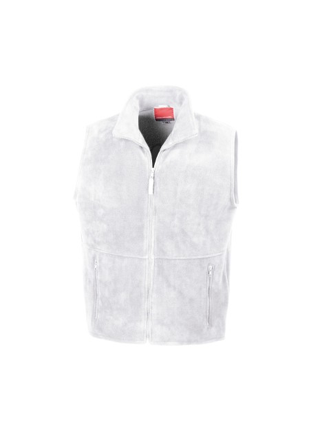 RESULT Gilet polaire Polartherm™ blanc personnalisable