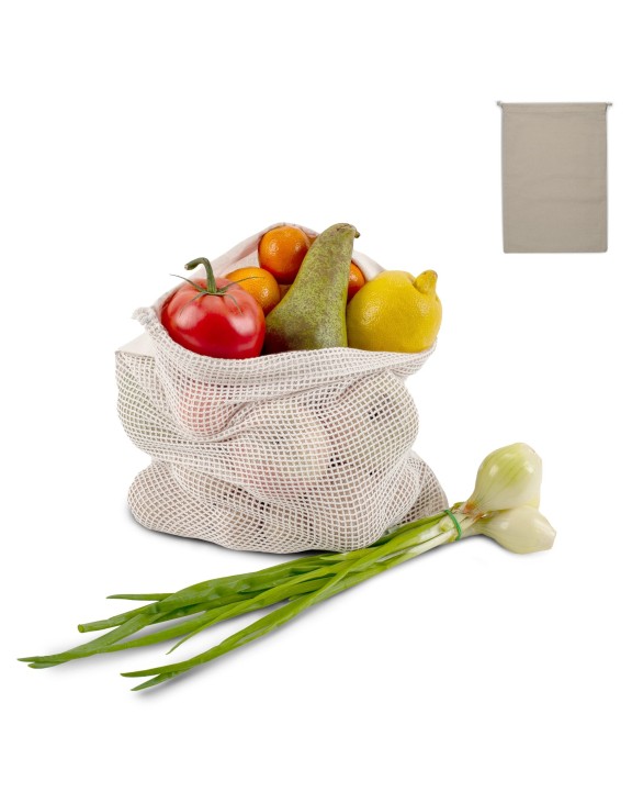 Sac & bagagerie personnalisable 4DO Sac de courses, réutilisable, en coton OEKO-TEX® 30x40cm