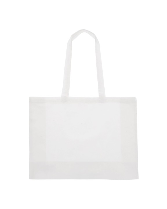 Tote bag 4DO Draagtas gerecycled katoen met bodem 140g/m² 49x14x37cm voor bedrukking &amp; borduring