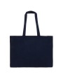 Tote bag 4DO Draagtas gerecycled katoen met bodem 140g/m² 49x14x37cm voor bedrukking &amp; borduring