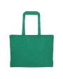 Tote bag 4DO Draagtas gerecycled katoen met bodem 140g/m² 49x14x37cm voor bedrukking &amp; borduring