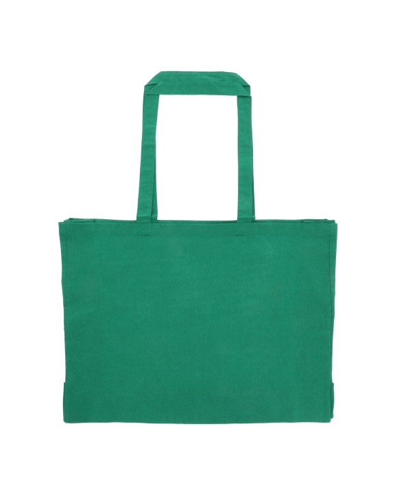 Tote bag 4DO Draagtas gerecycled katoen met bodem 140g/m² 49x14x37cm voor bedrukking &amp; borduring