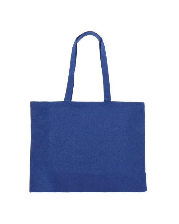 Tote bag 4DO Draagtas gerecycled katoen met bodem 140g/m² 49x14x37cm voor bedrukking &amp; borduring