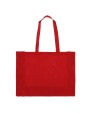 Tote bag 4DO Draagtas gerecycled katoen met bodem 140g/m² 49x14x37cm voor bedrukking &amp; borduring