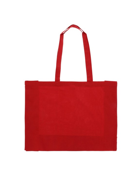 Tote bag 4DO Draagtas gerecycled katoen met bodem 140g/m² 49x14x37cm voor bedrukking &amp; borduring