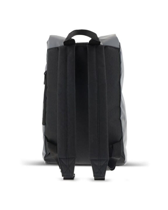 4DO Reflektierender Rolltop-Rucksack 26x13x50cm Tasche personalisierbar