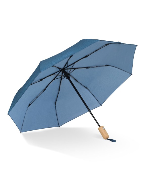 Parapluie personnalisable 4DO Parapluie pliable 21” en R-PET. Ouverture automatique