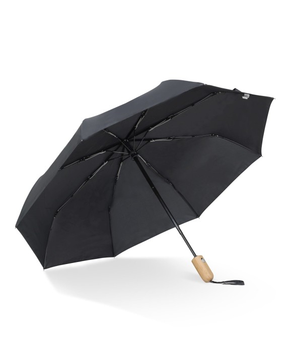 Parapluie personnalisable 4DO Parapluie pliable 21” en R-PET. Ouverture automatique
