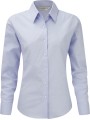 RUSSELL Chemise femme manches longues Oxford bleu oxford personnalisable
