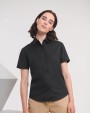 Hemd RUSSELL Ladies Short Sleeve Easy Care Oxford Shirt voor bedrukking &amp; borduring
