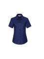 RUSSELL Chemise femme manches courtes Oxford bright royal personnalisable