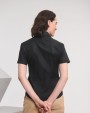 Hemd RUSSELL Ladies Short Sleeve Easy Care Oxford Shirt voor bedrukking &amp; borduring