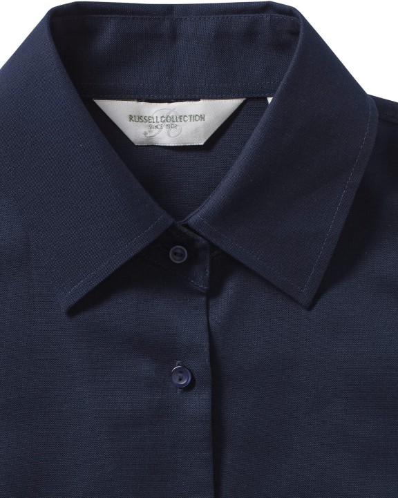 Hemd RUSSELL Ladies Short Sleeve Easy Care Oxford Shirt voor bedrukking &amp; borduring