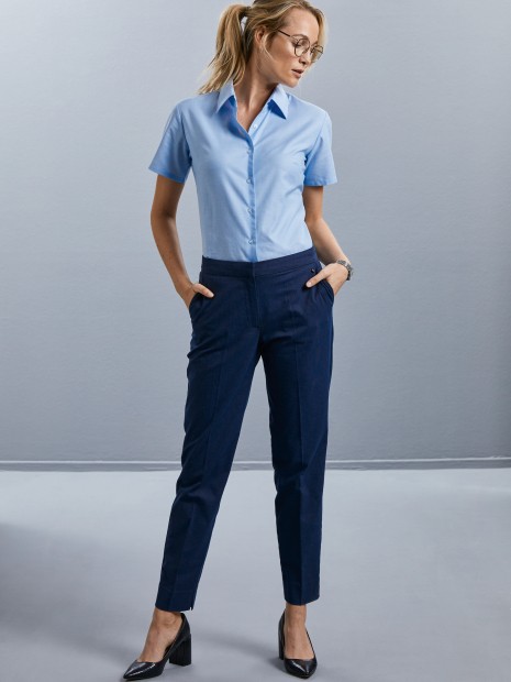 Chemises à personnaliser RUSSELL Chemise femme manches courtes Oxford 