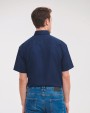 RUSSELL Men''s Short Sleeve Easy Care Oxford Shirt Hemd personalisierbar