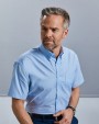 RUSSELL Men''s Short Sleeve Easy Care Oxford Shirt Hemd personalisierbar