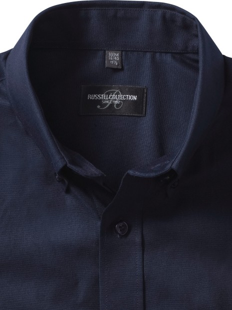 Chemises à personnaliser RUSSELL Chemise homme manches courtes Oxford 