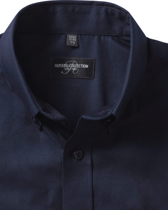 RUSSELL Men''s Short Sleeve Easy Care Oxford Shirt Hemd personalisierbar