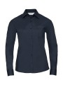 RUSSELL Chemise femme popeline polycoton manches longues french marine personnalisable