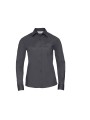 RUSSELL Chemise femme popeline polycoton manches longues gris convoi personnalisable