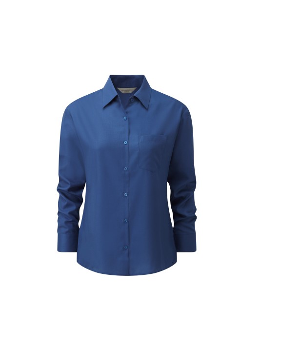 Chemise personnalisable RUSSELL Chemise femme popeline polycoton manches longues